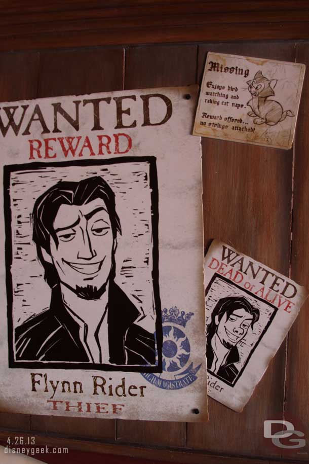 Notice the wanted poster artwork.