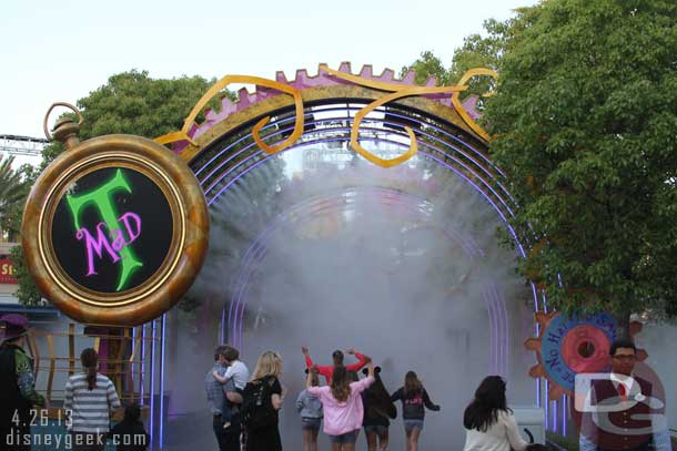 The Mad T Party had just begun when I stepped back outside.