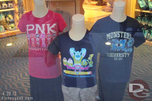 Monsters merchandise in Elias and Co.