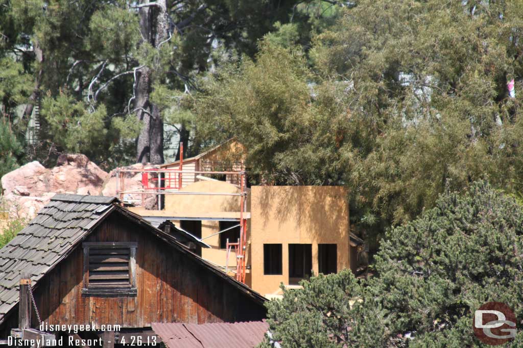 Rainbow Ridge visible progress has slowed.  It looks very much the same as last visit from our vantage point.