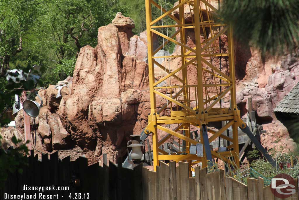 A couple more pictures of the Big Thunder work as we pull into port.