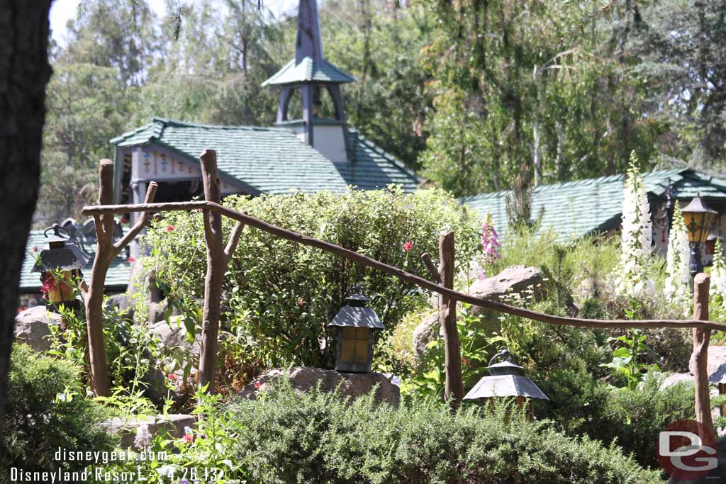 Walking past the Matterhorn.