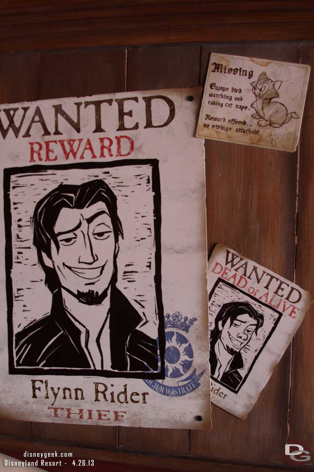 Notice the wanted poster artwork.