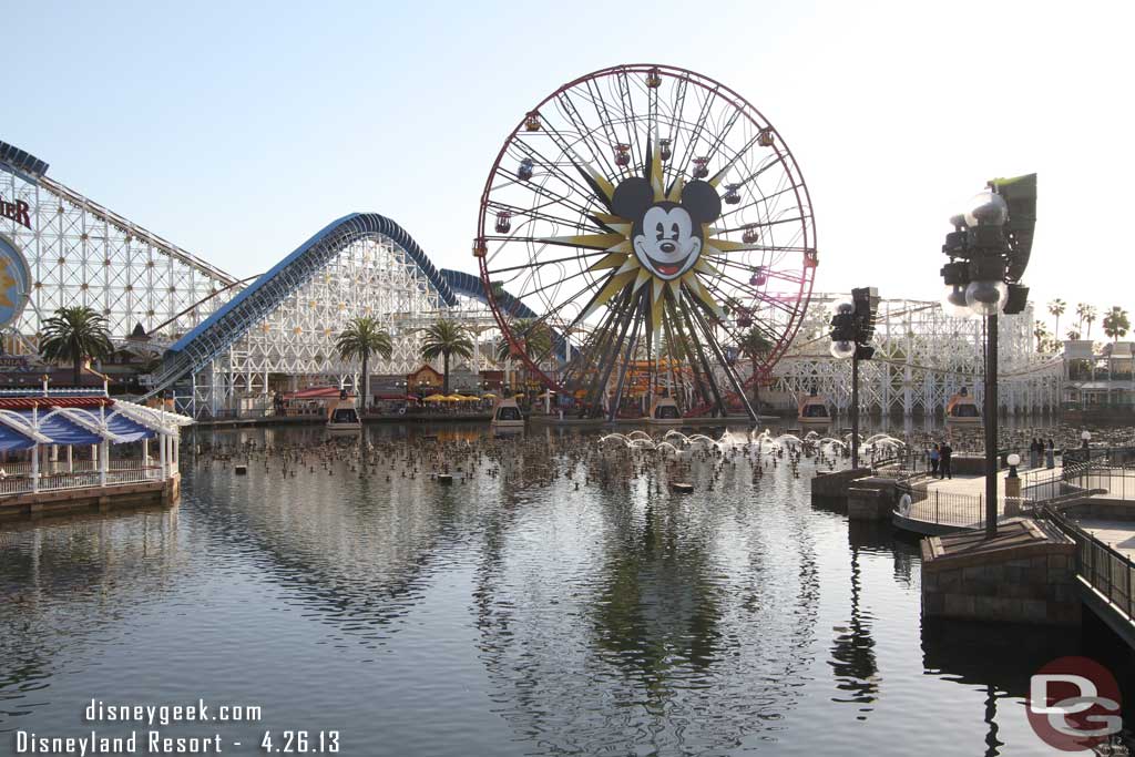 Moving on to Paradise Pier.