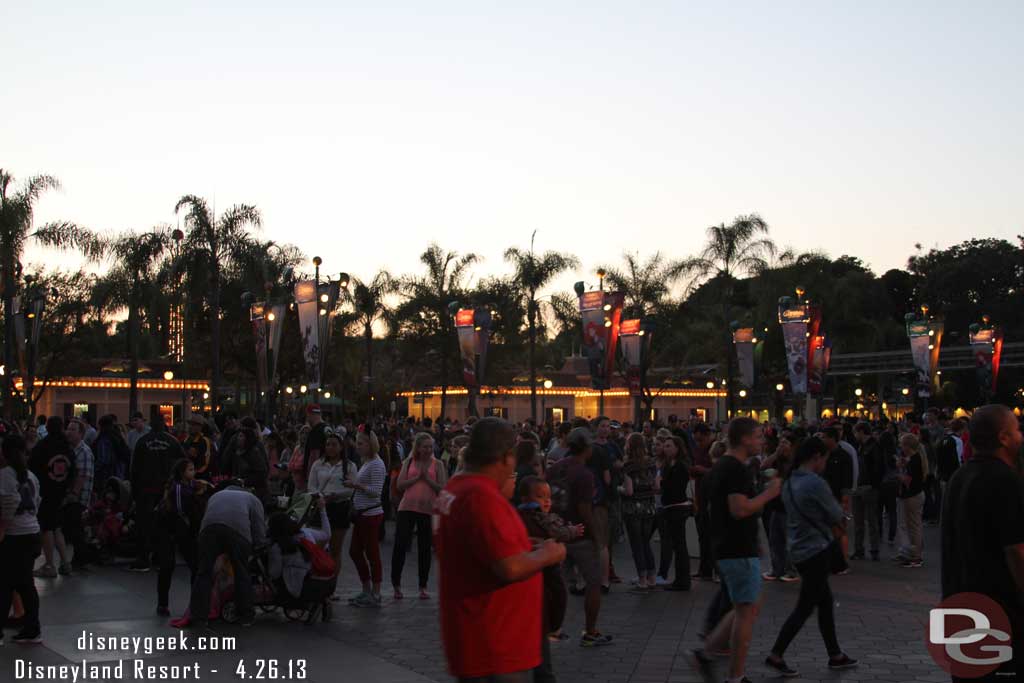 The Esplanade was busy as usual for a Friday night.