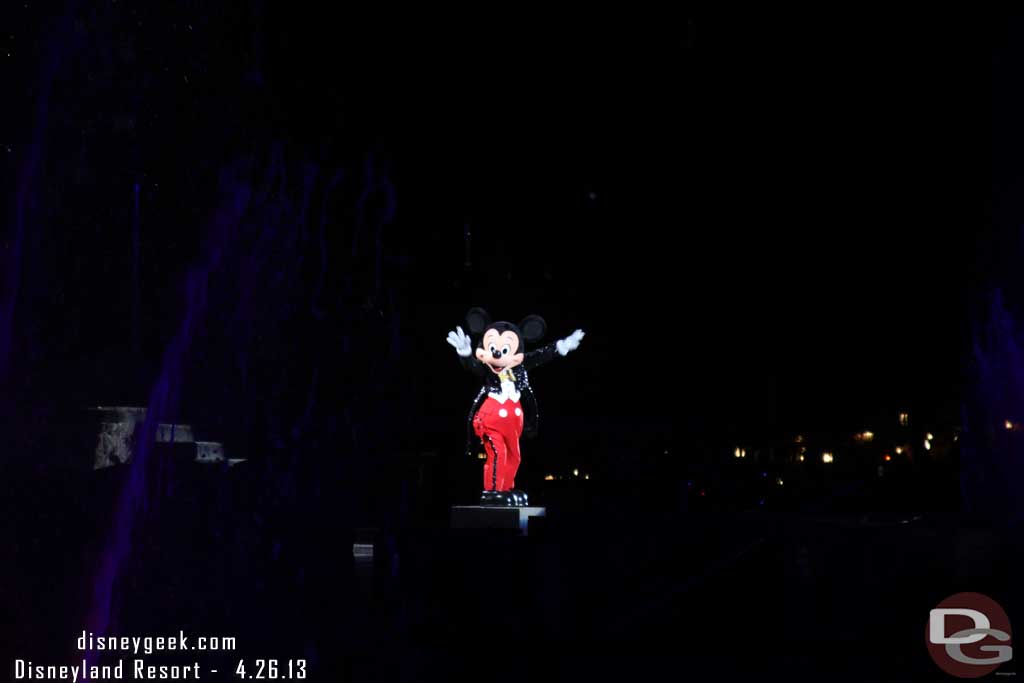 I made it to Fantasmic with about 5 minutes to spare.