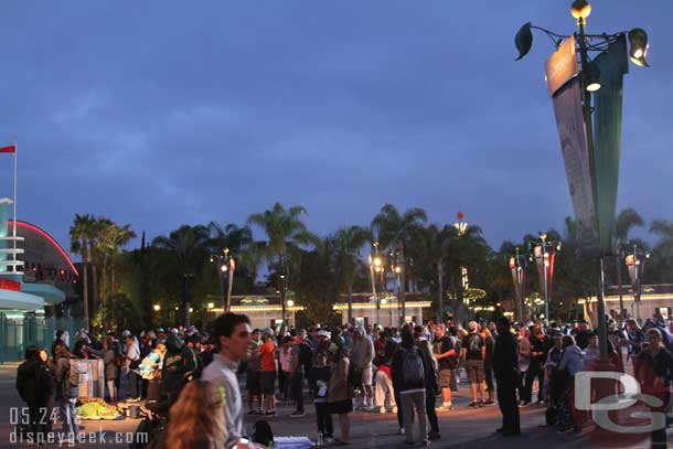 The Esplanade had a fair number of guests lined up at each park and everything was well organized.