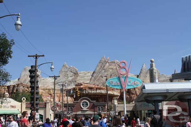 Over to Cars Land to use our Fastpasses.