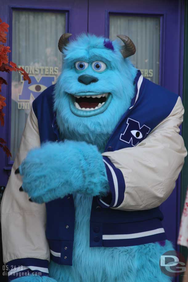 Speaking of Sulley he was out for pictures.