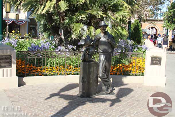 Storytellers this afternoon.  Last year this time I was at the grand opening festivities for Buena Vista Street and Cars Land, hard to believe it has been a year already.