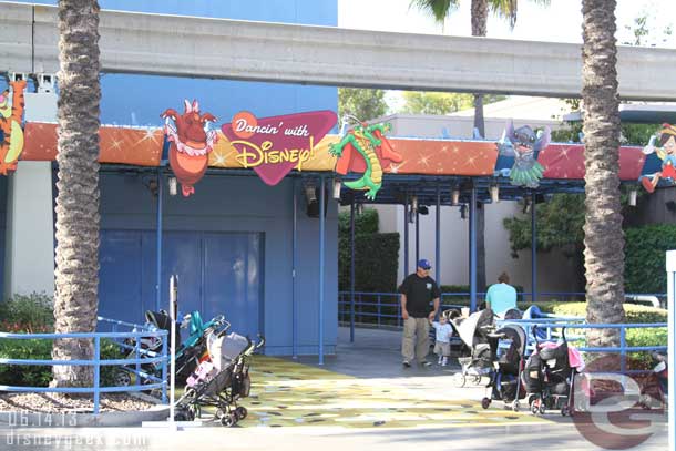 Dancing with Disney has returned, but closed at 5pm so I did not make it inside.