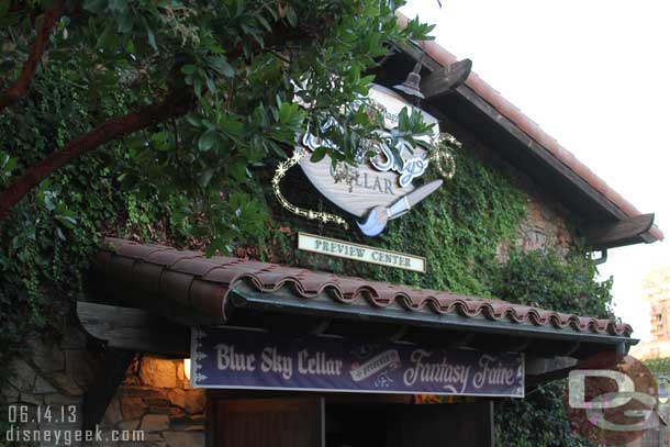 Wonder when the next Blue Sky Cellar exhibit will be coming?  My hunch is after the D23 Expo and any announcements that are made there.