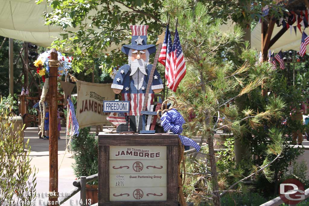 The Jamboree area has gone all American for the summer too with Woodys All-American Roundup