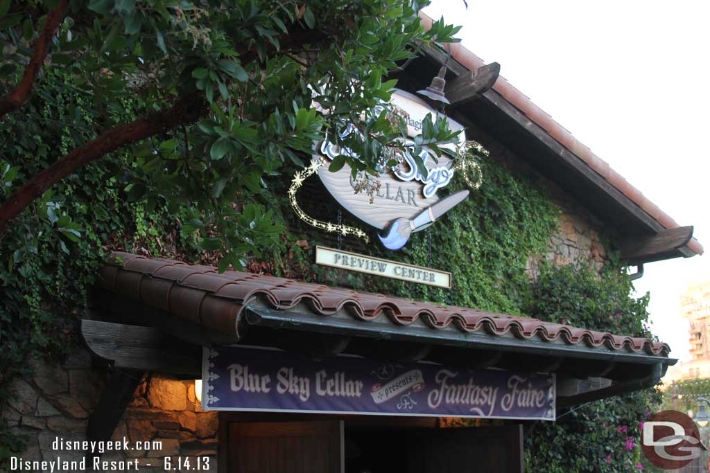 Wonder when the next Blue Sky Cellar exhibit will be coming?  My hunch is after the D23 Expo and any announcements that are made there.