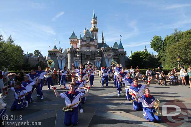 They close their set with the Disneyland Attraction Medley.. guess which attraction this is?   It is the Tiki Room.