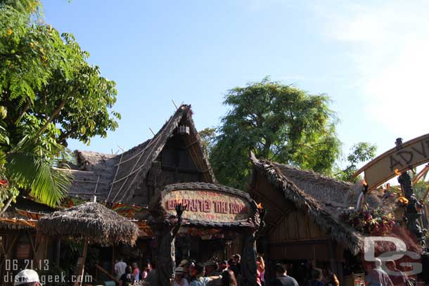 The Enchanted Tiki Room celebrates its 50th Anniversary Sunday.  So I had to stop by to sing with the Birdies..