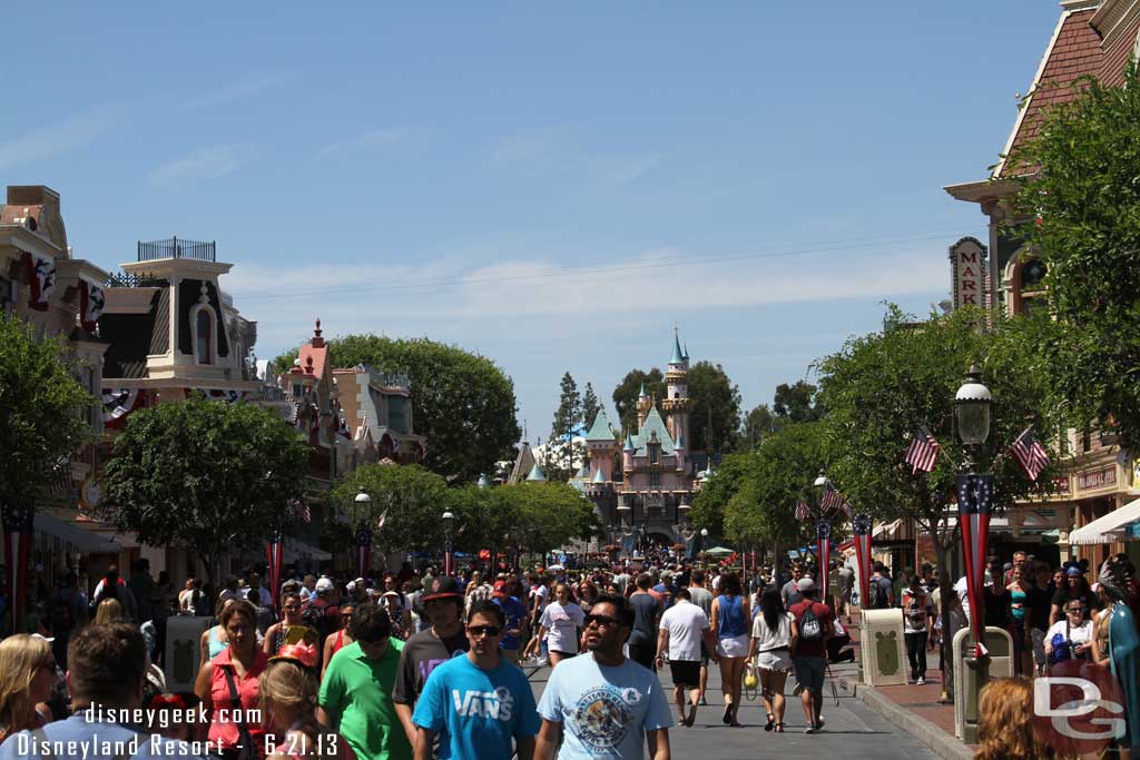 A look down Main Street USA