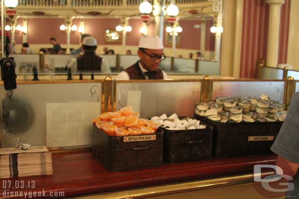 I had not noticed they had the dipping sauces out for you to just pick up now.  They used to be behind the counter and you had to ask for them.