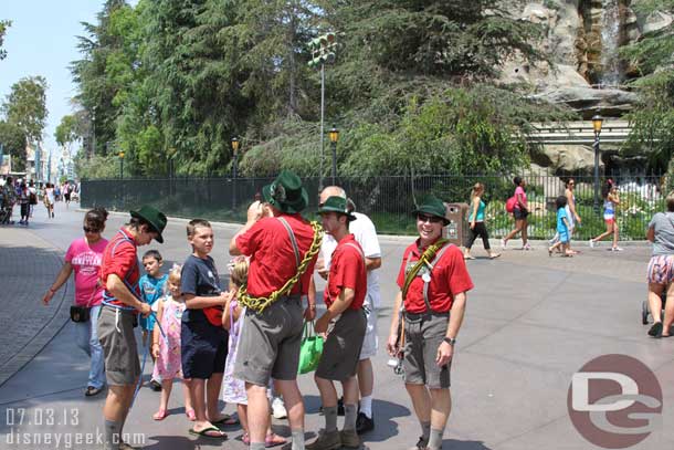 The Matterhorn Climbers were not on the mountain today.  They did not give a solid reason why (started talking about the Yeti).. they said they hope to be back climbing tomorrow.