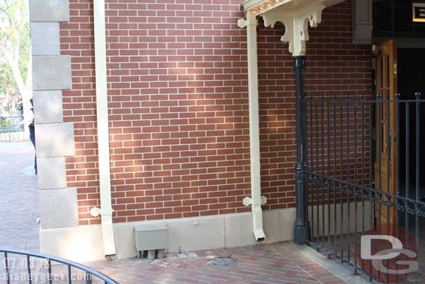 I had not noticed before but there is no longer a drinking fountain on the west side of the train station.  Guessing it was removed during the last rehab.