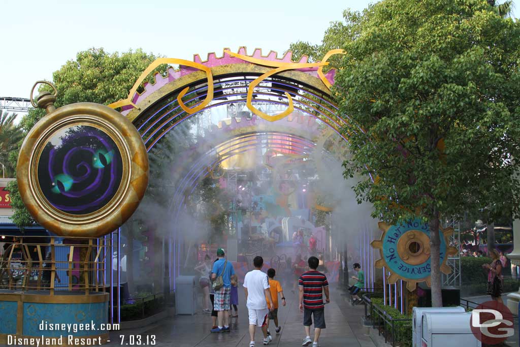 The Mad T Party was underway and the band was just wrapping up their set.