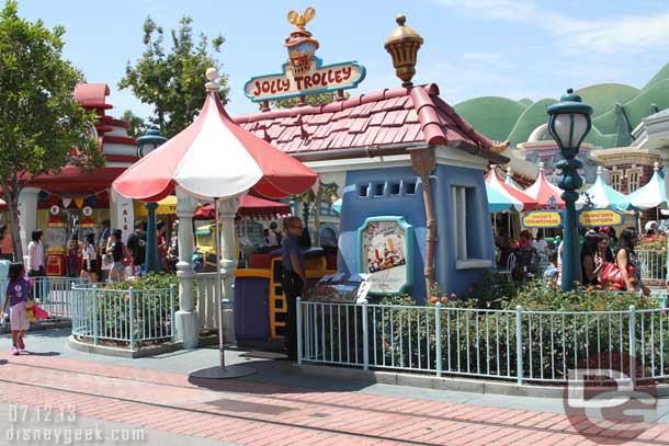 The Jolly Trolley has been removed from Toontown, hopefully for some touch up work and not forever.  