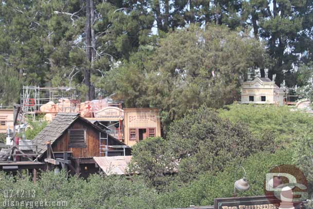 Moving over to Frontierland a check in on Rainbow Ridge.