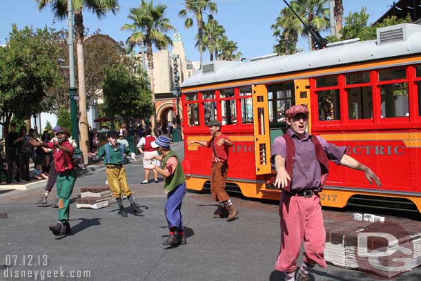 The News Boys performing in Carthay Circle