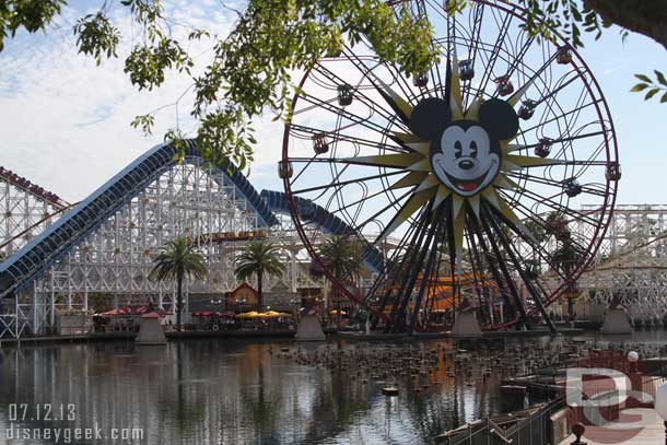 The fountains were up for the Instant Concert.  The Pier seemed quiet this afternoon.