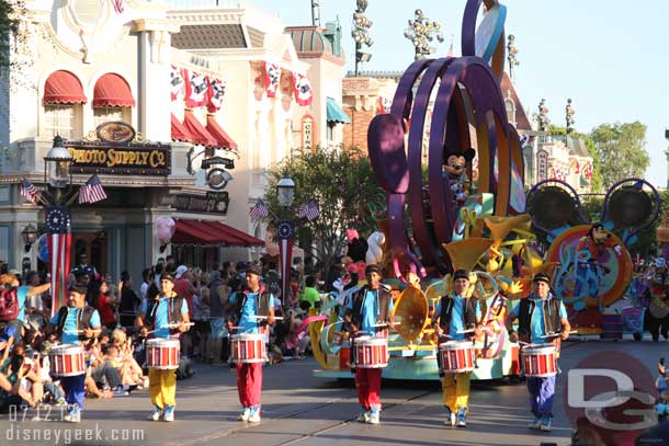 Soundsational making its way up Main Street.