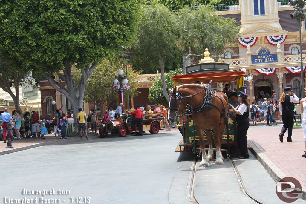 Main Street is alive with activity as always in the afternoon.