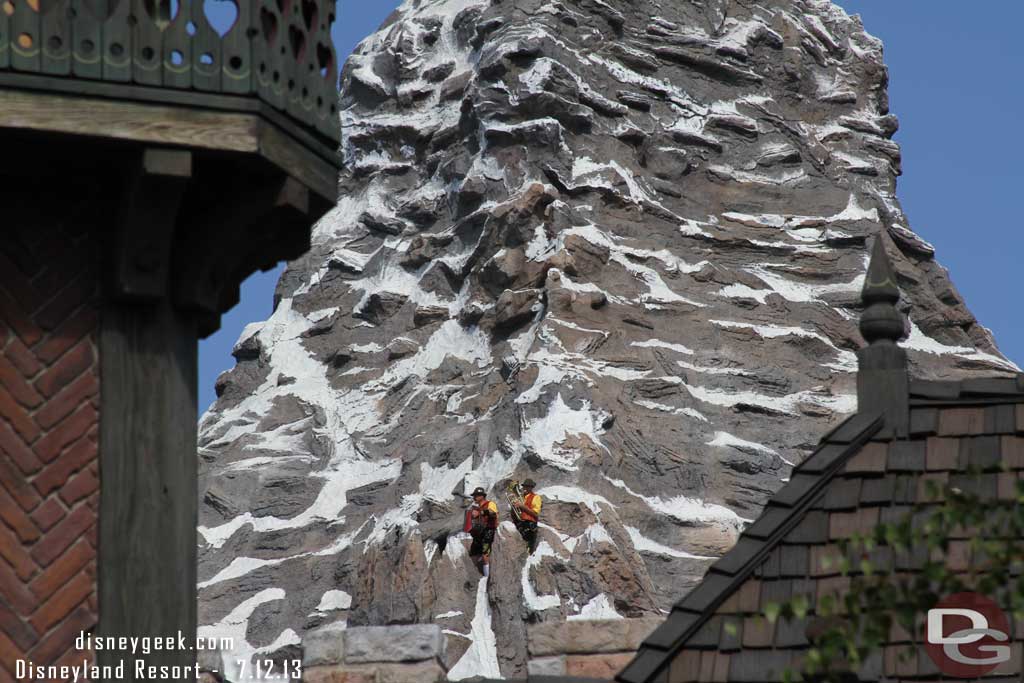 One last picture over the roof tops of Fantasyland before heading to DCA.