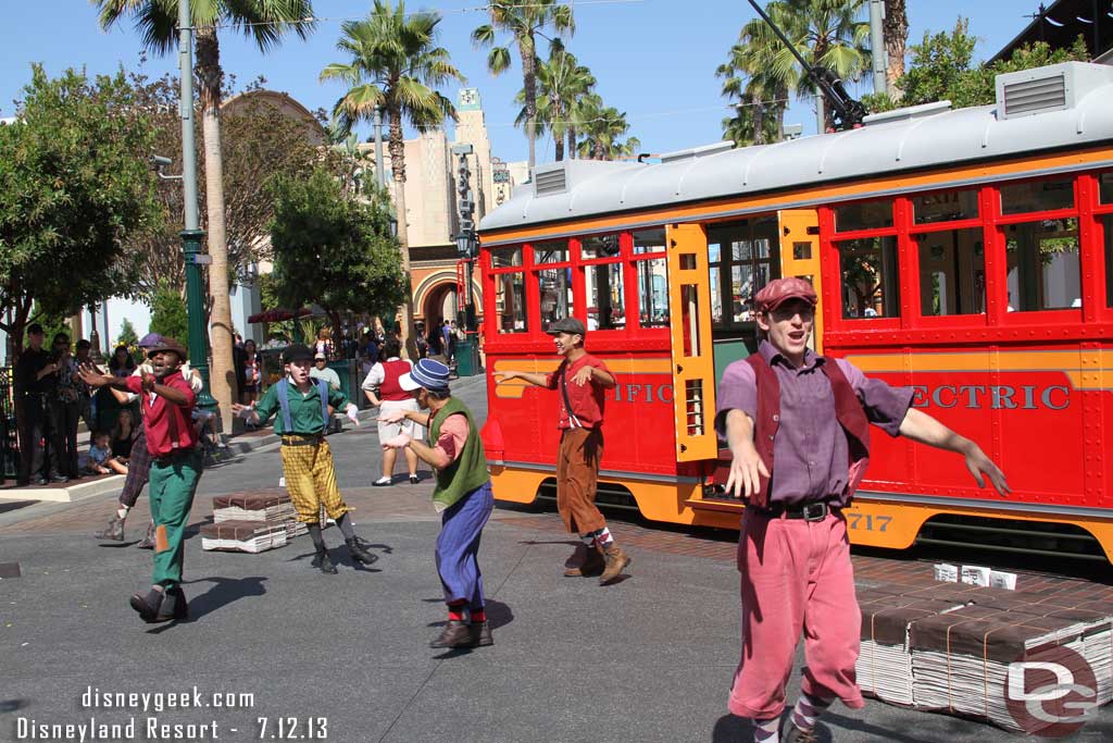 The News Boys performing in Carthay Circle