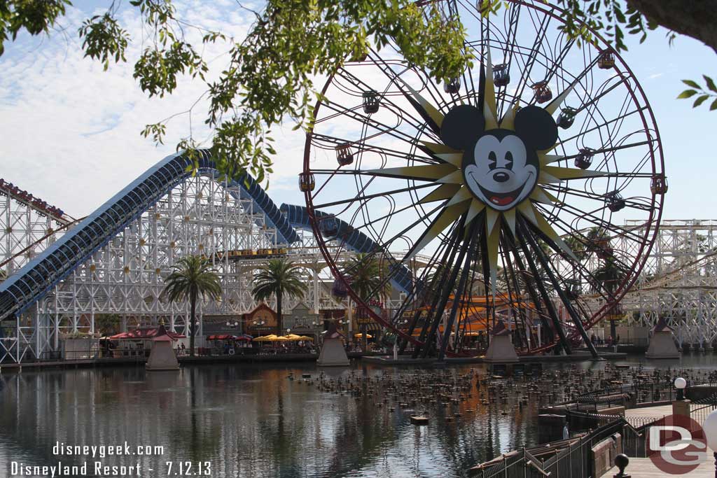 The fountains were up for the Instant Concert.  The Pier seemed quiet this afternoon.