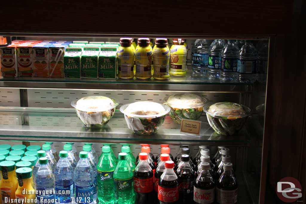 In the Fiddler, Fifer & Practical Cafe on Buena Vista Street they now have some grab and go items in the coolers.