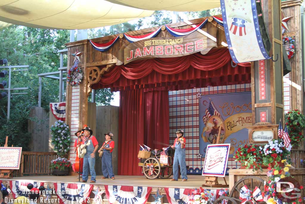 The Billies were performing on the main stage