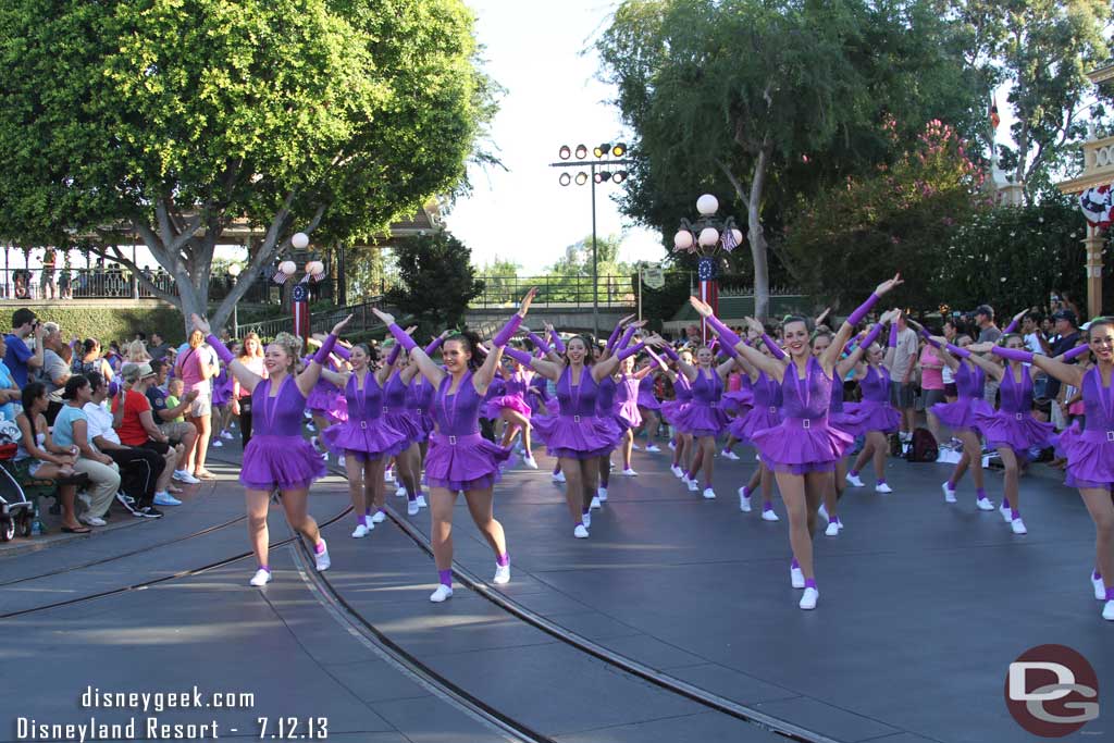 I was in Town Square then noticed the group kept on going...