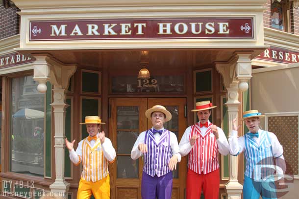 The Dapper Dans of Disneyland