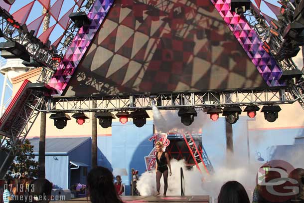 The aerialists at the Mad T Party.