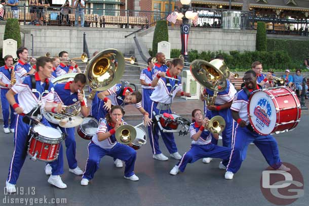 Time for the College Band.. this shot from their Thriller segment of the Michael Jackson medley.