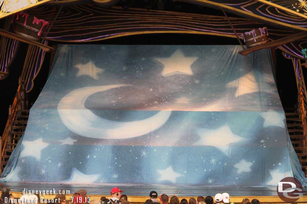 Stopped by the Fantasyland Theatre for Mickey and the Magical Map.