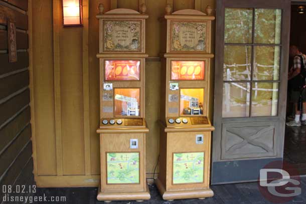 Winnie the Pooh pressed penny machines.