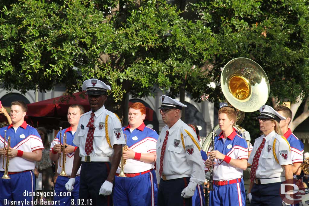 Time for the 6:00pm Flag Retreat.