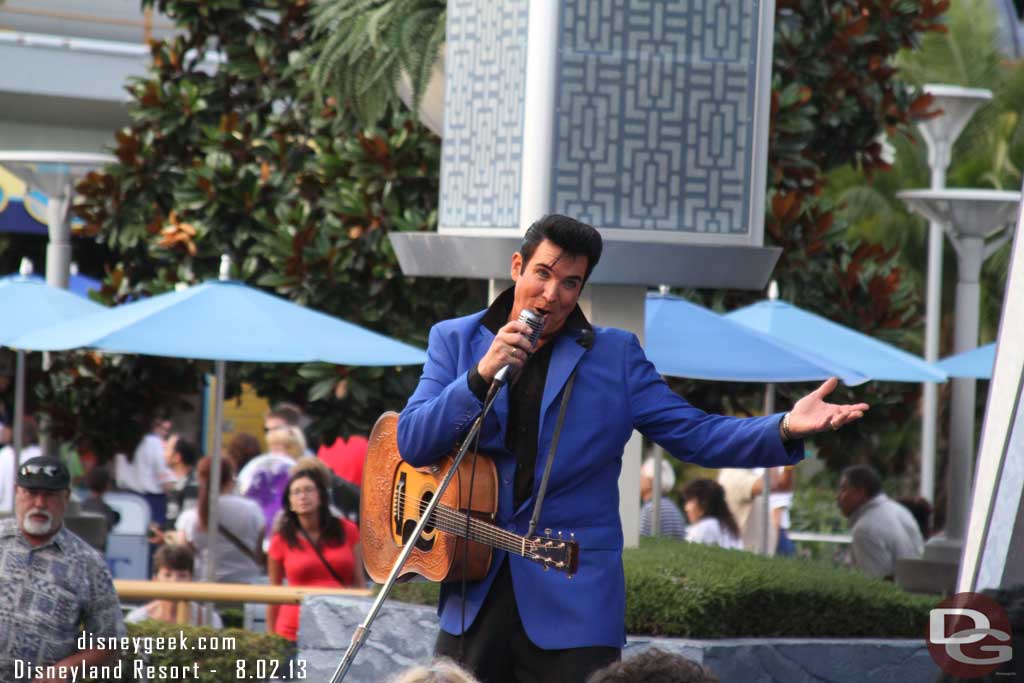 Spent some time in Tomorrowland listening to Elvis, Scot Bruce.