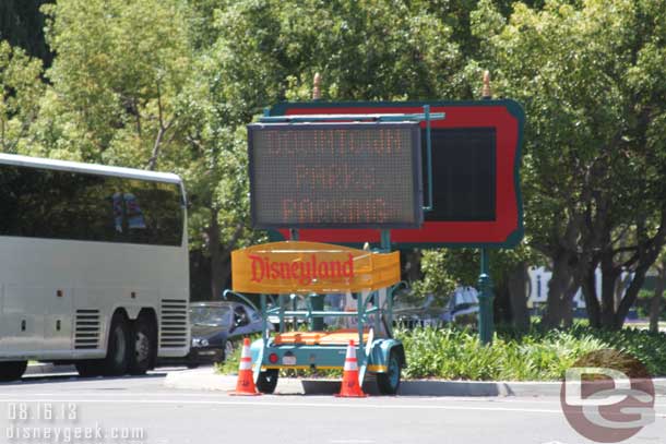 I still think it is humorous they use the temporary signage vs the permanent sign that was installed.  I cannot believe they have not replaced or fixed that sign yet.