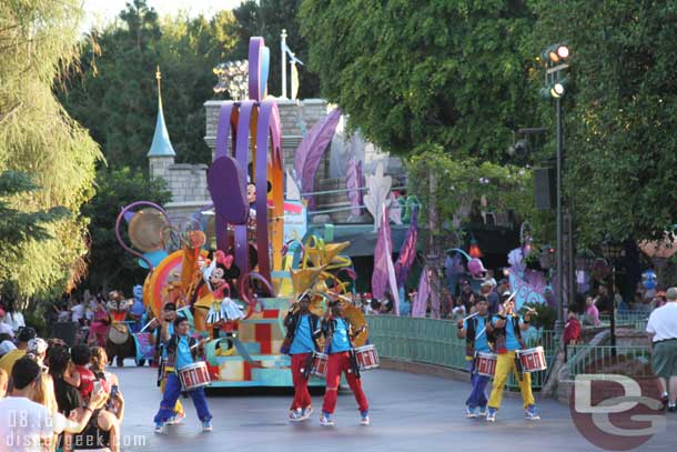 Soundsational making its way through Fantasyland.