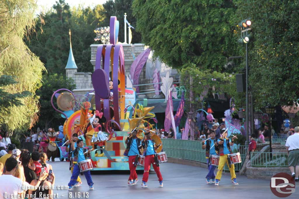 Soundsational making its way through Fantasyland.