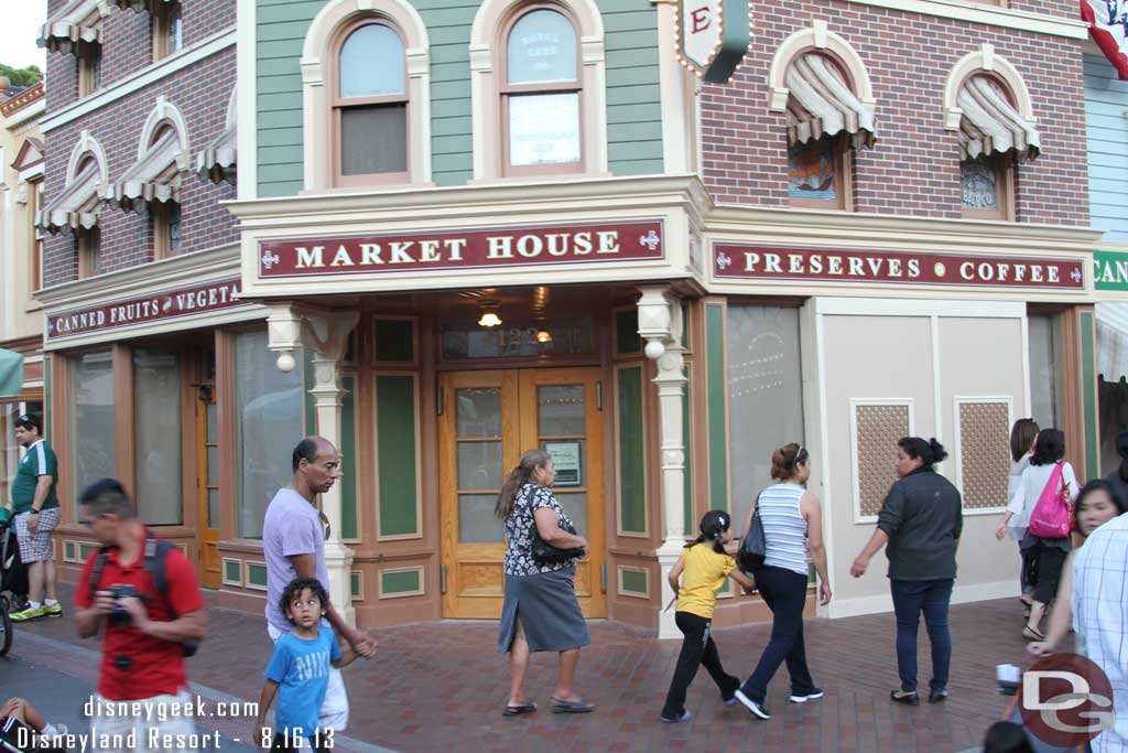 No real visible progress on the Market House/Starbucks project.