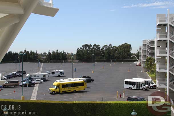 I arrived just after lunch and the Pinocchio lot was pretty much empty.