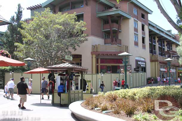 Not a lot of visible progress on the new Starbucks in Downtown Disney